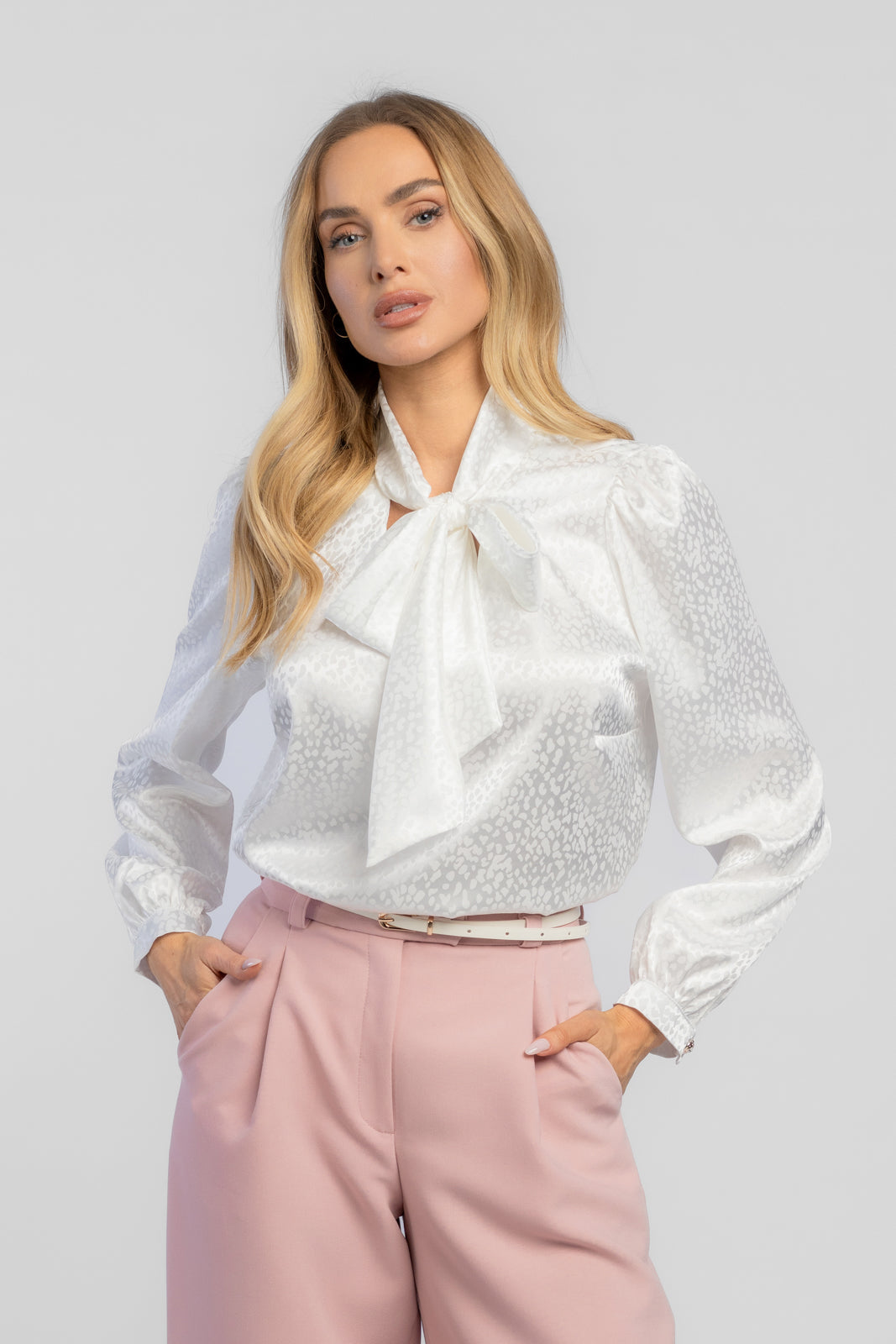 Bluzka ARIA biała print