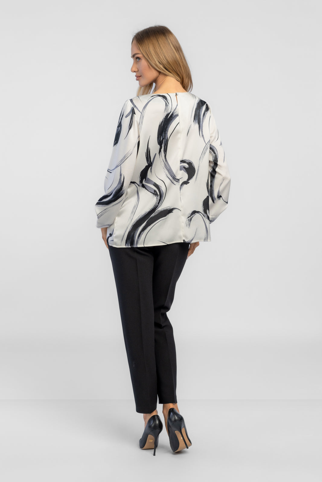 Bluzka LUCY kremowa print