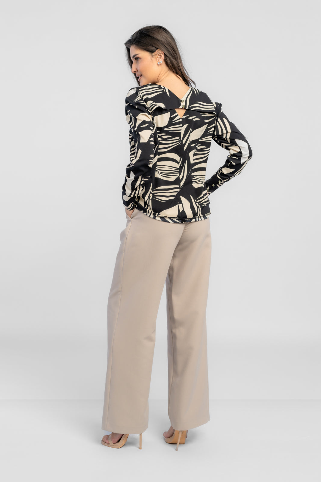 Bluzka VERA czarna print