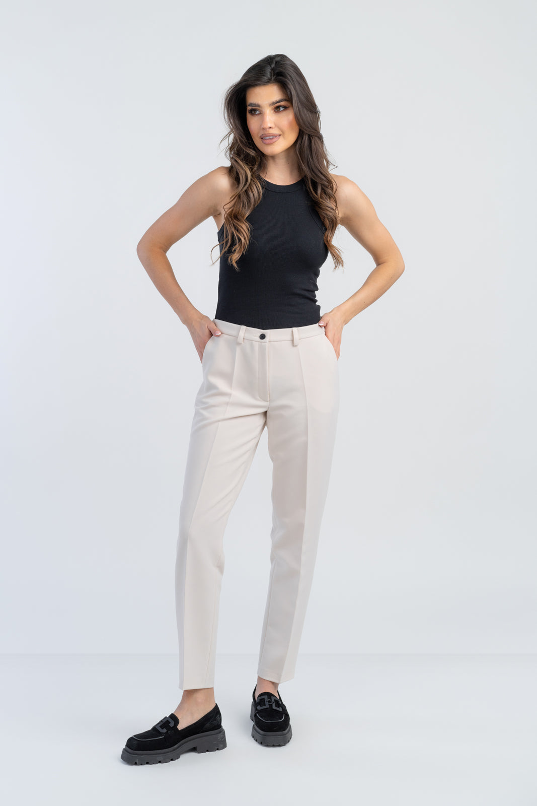 Garnitur damski ALISON śmietankowy