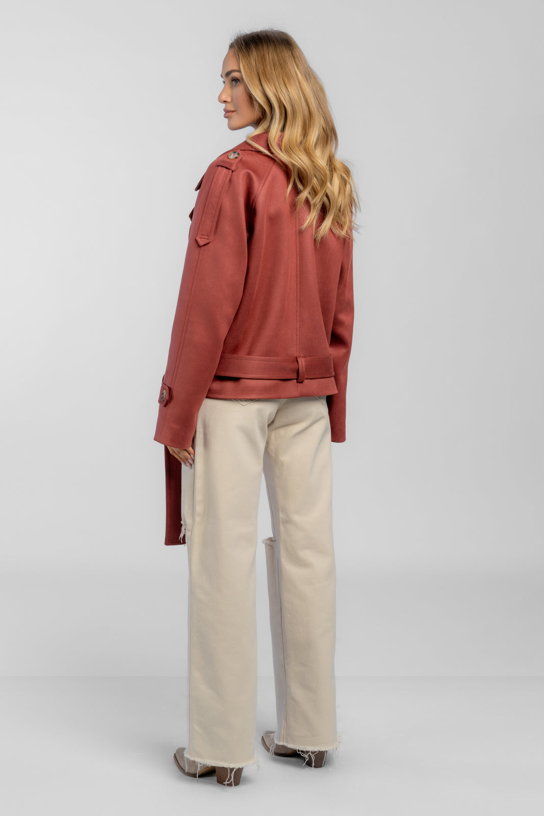 Kurtka BONA wiśniowa