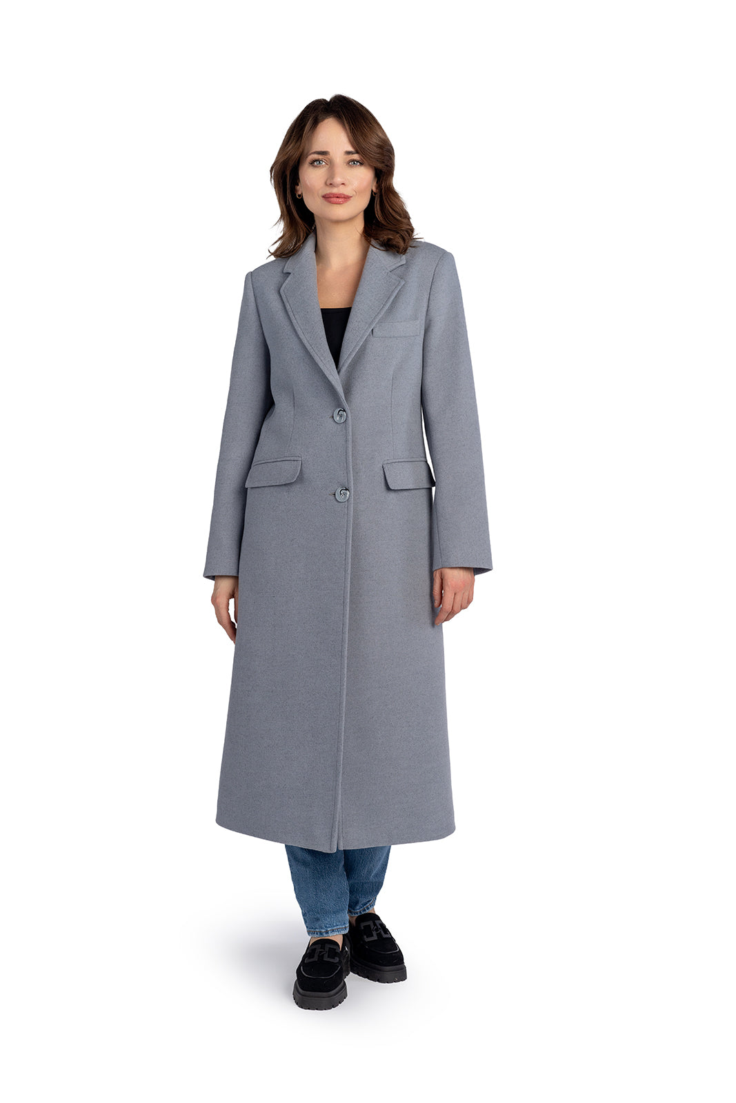 Płaszcz ARIANA niebieski