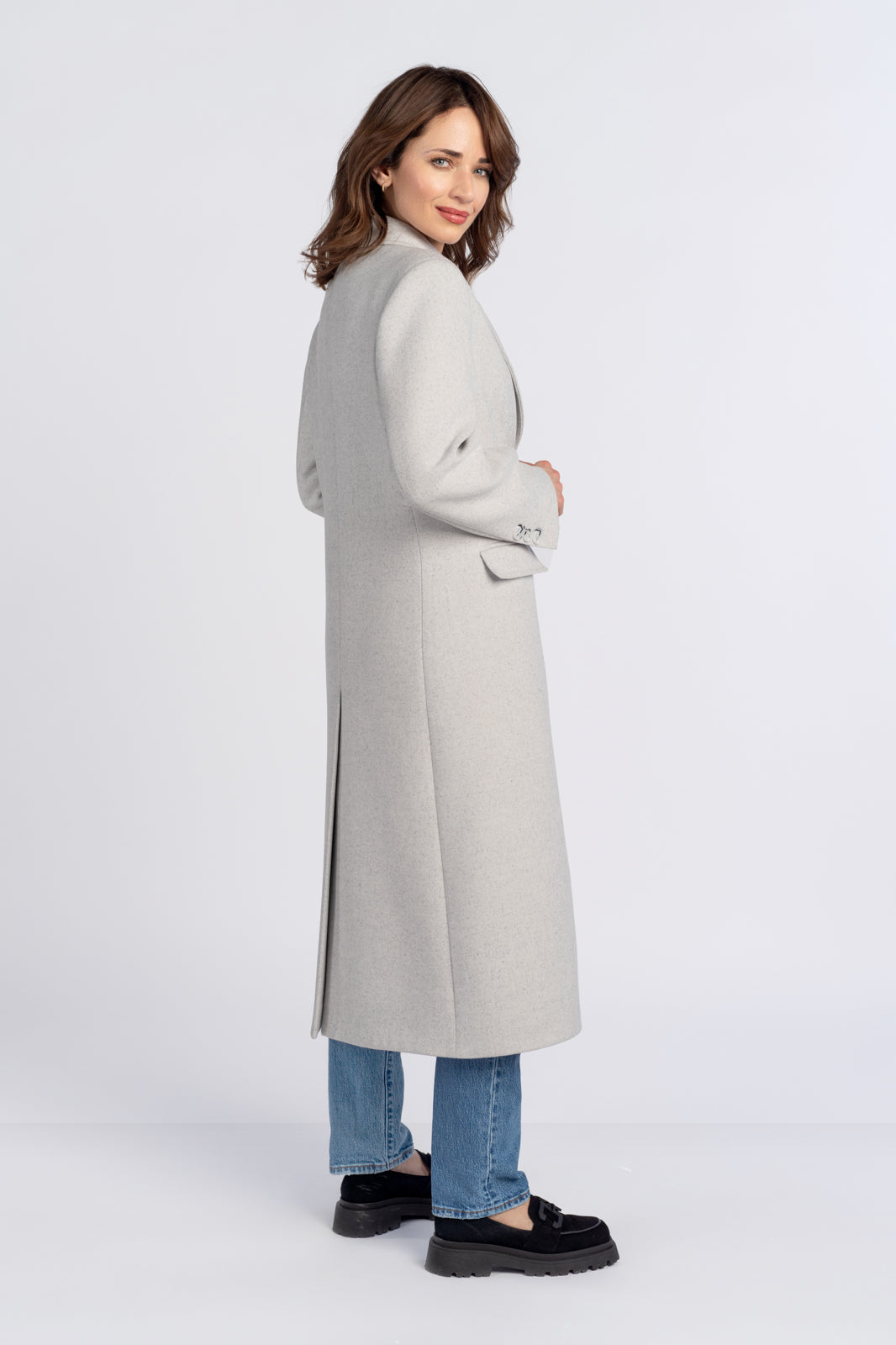 Płaszcz ARIANA popiel