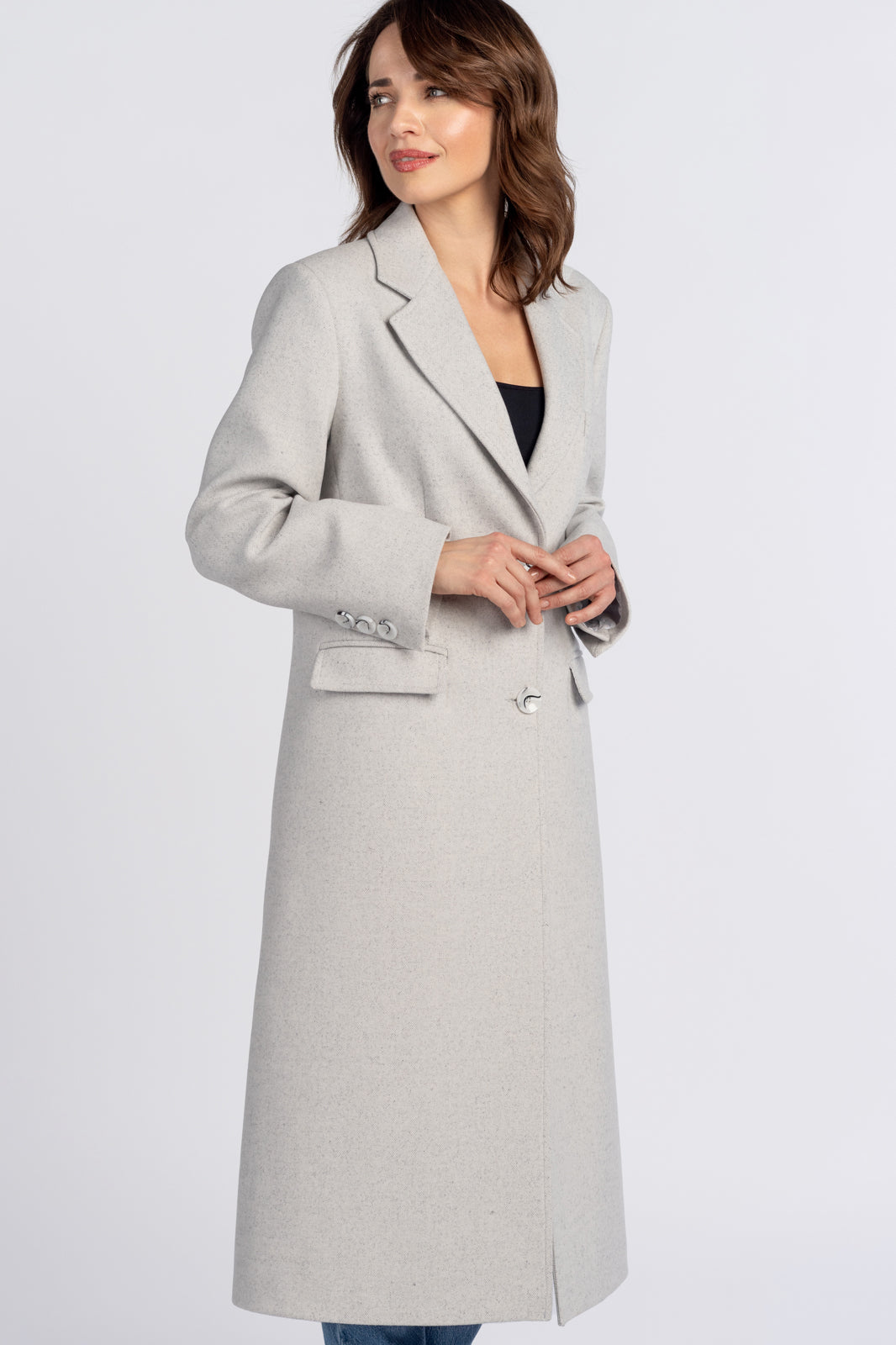 Płaszcz ARIANA popiel