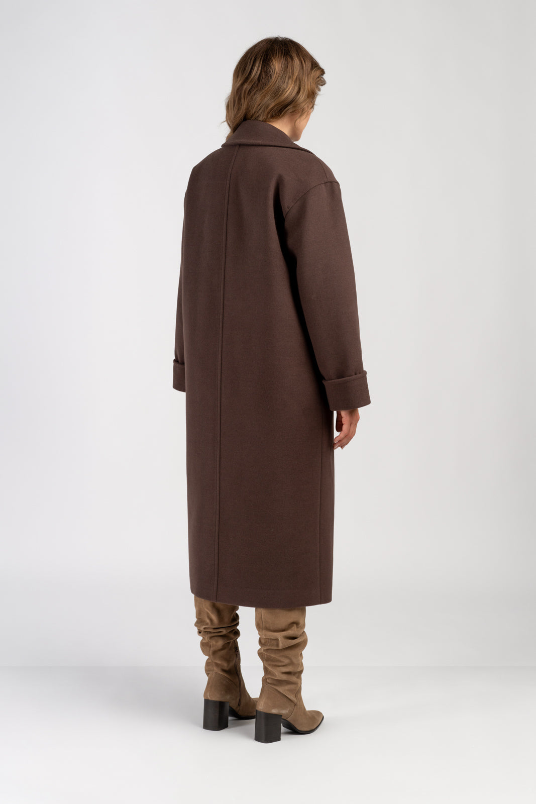 Płaszcz CAMILLA czekoladowy