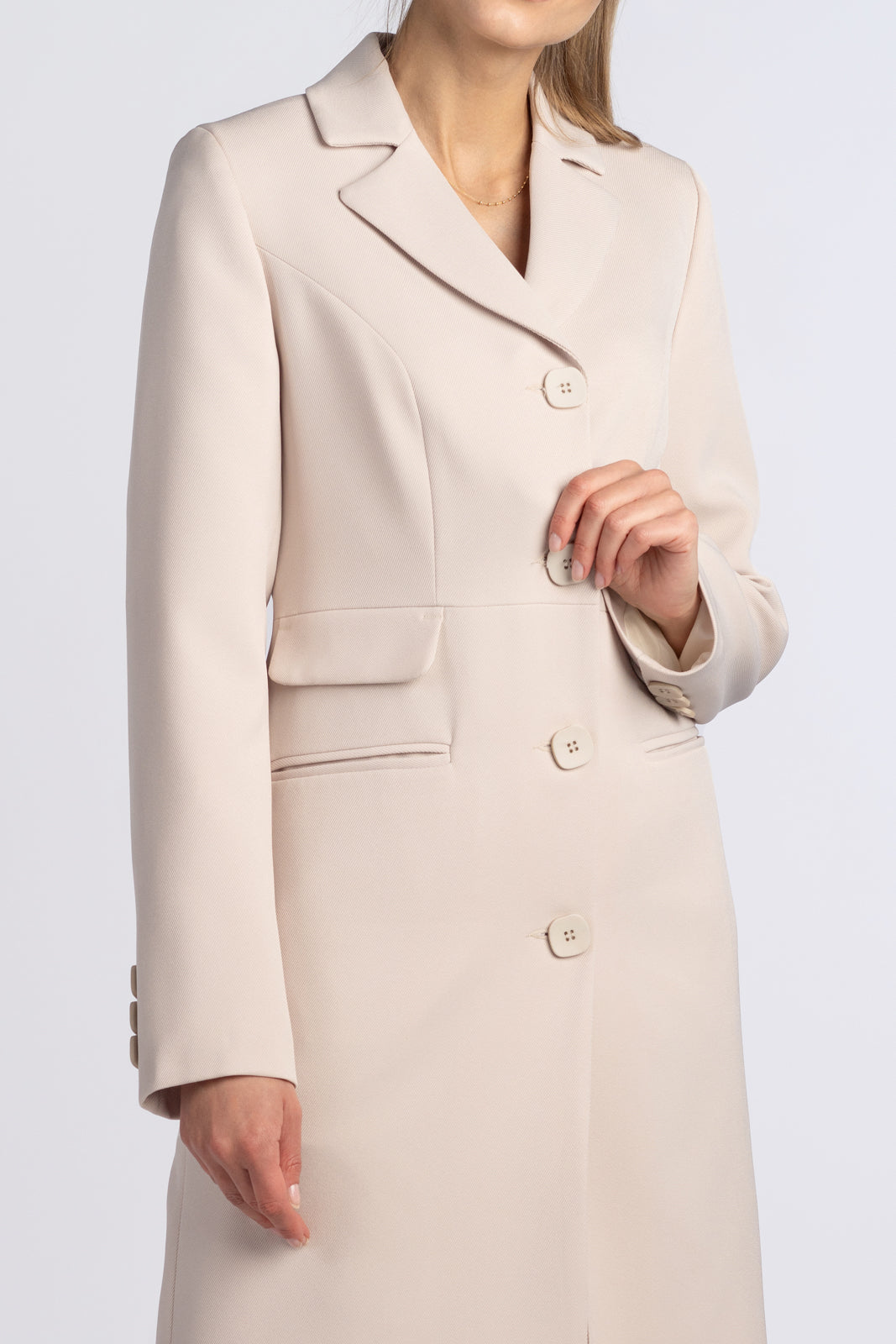 Płaszcz JUDYTA ecru