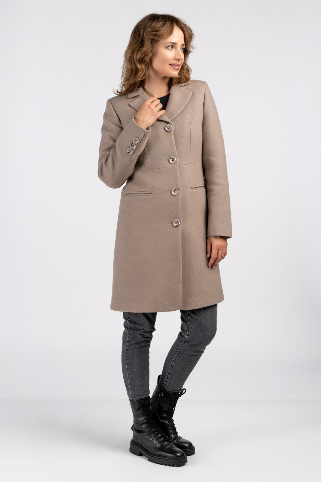 Płaszcz LARYSA cappuccino
