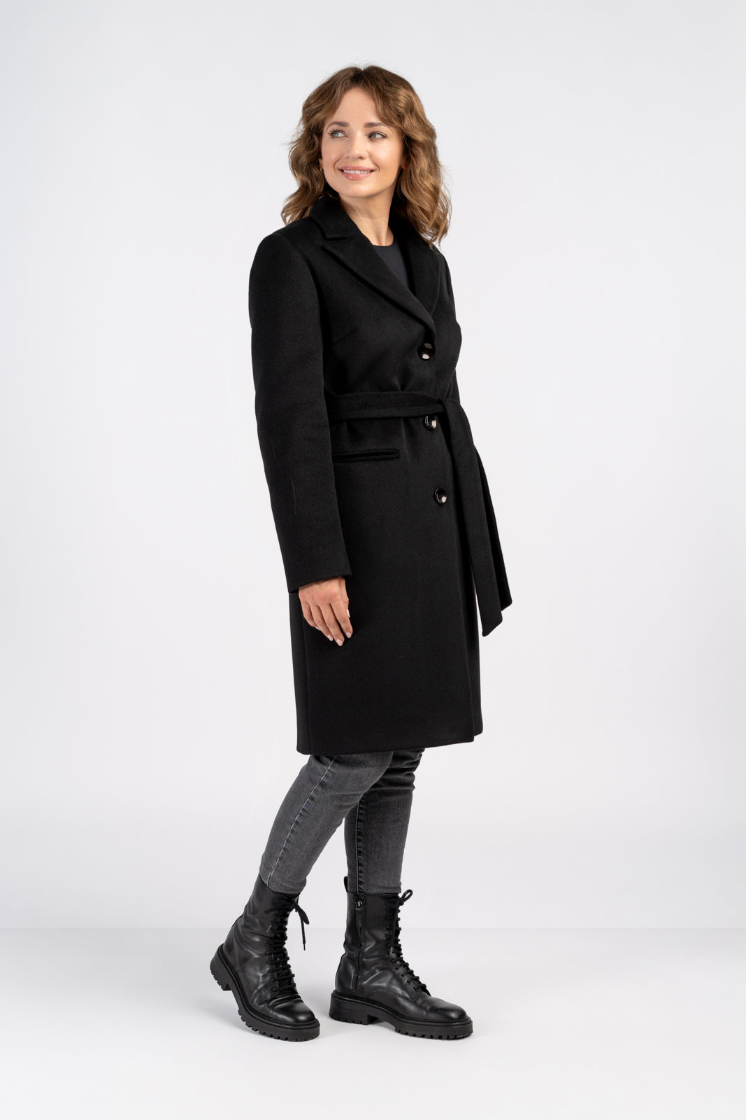 Płaszcz MOLLIE czarny