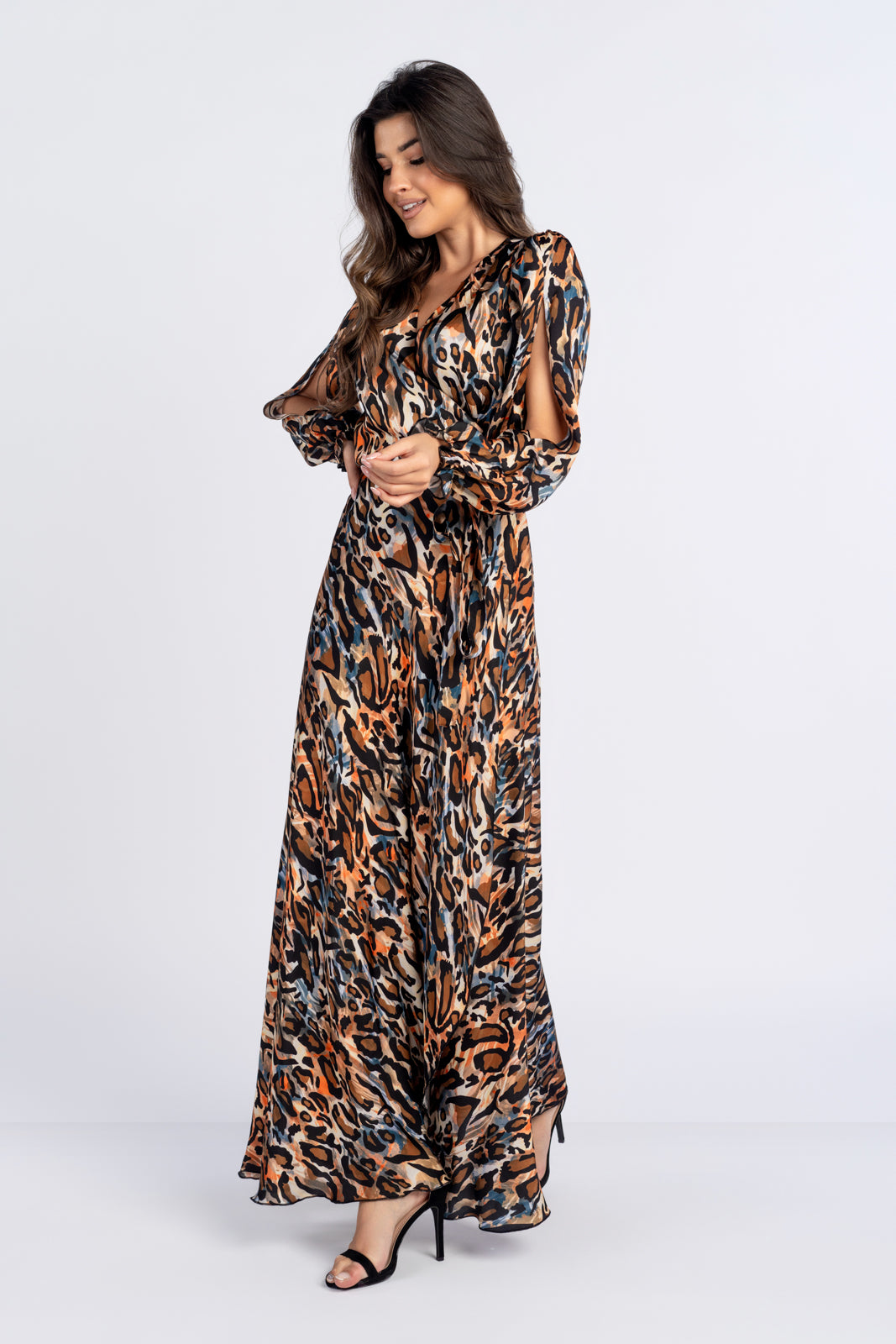 Sukienka JAŚMINA cętki