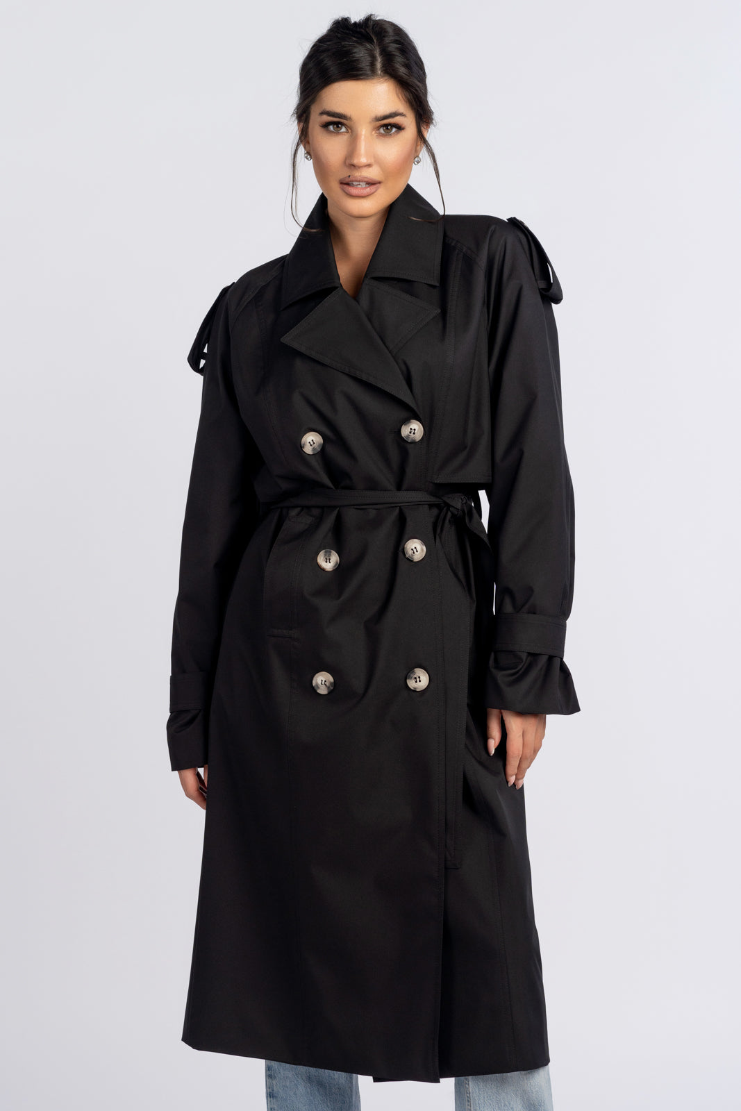 Trencz AMANDA czarny