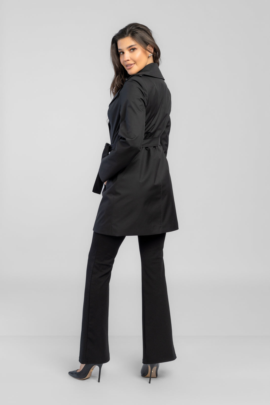 Trencz KSENIA czarny